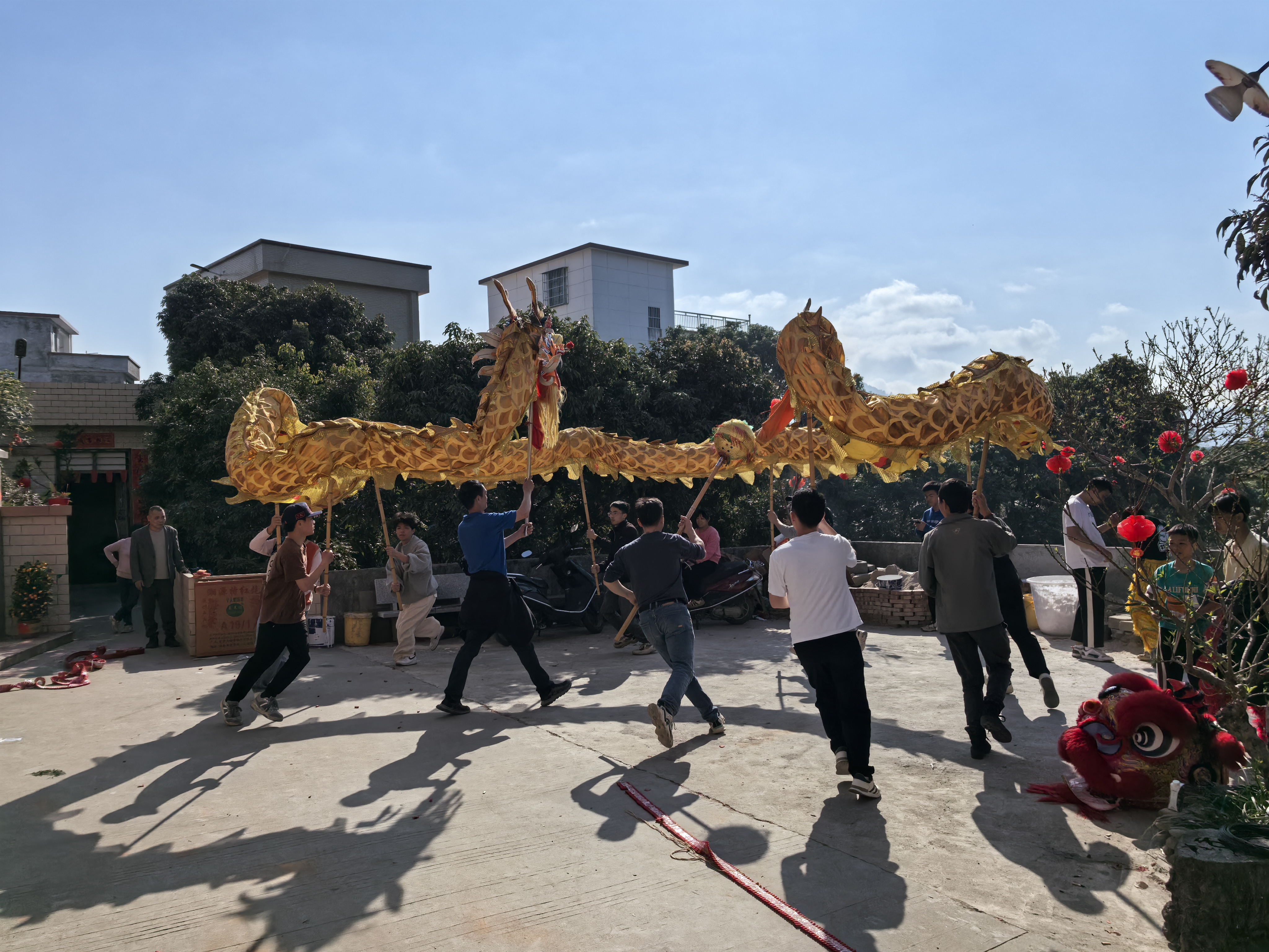 寶珠鎮：舞龍舞獅鬧元宵 民俗傳承添新彩 (2).jpg
